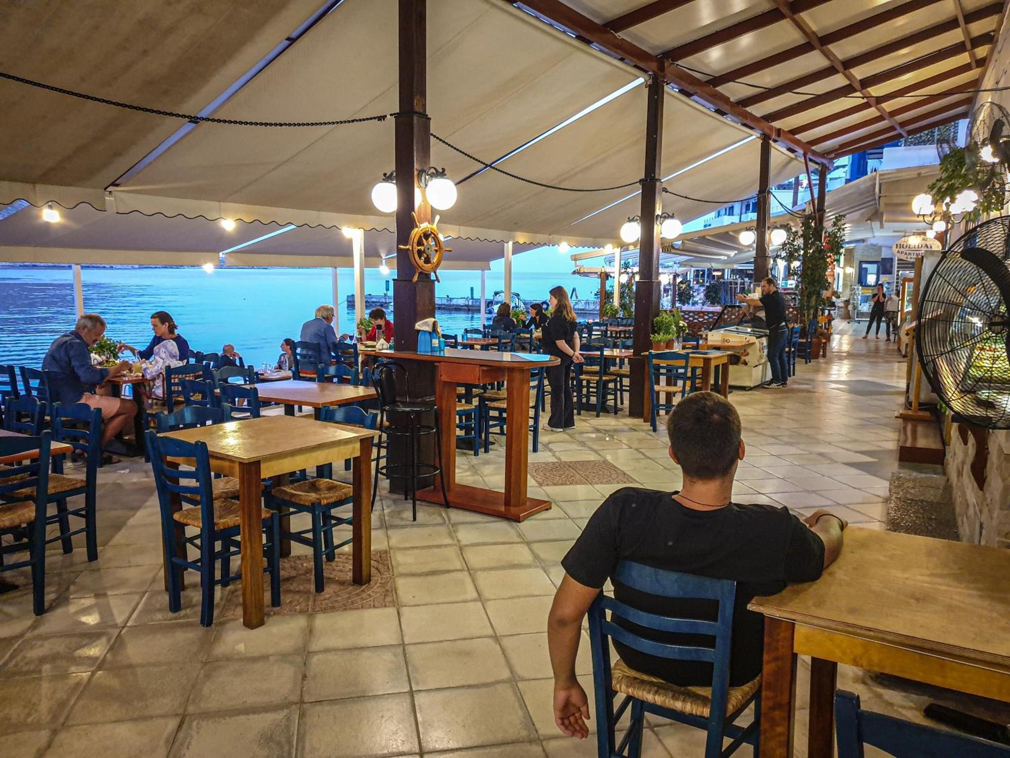The Blue House Hotell Loutro Exteriör bild